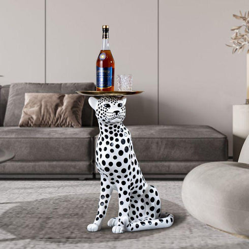 Leopard Side Table